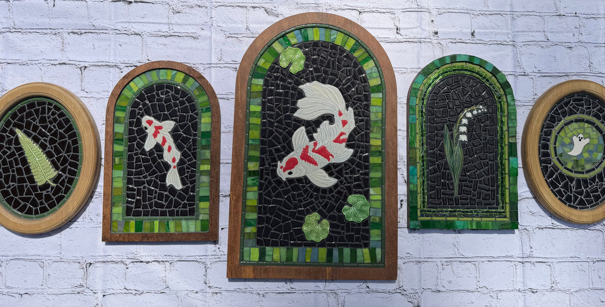 Framed Mini Ghost Mosaic